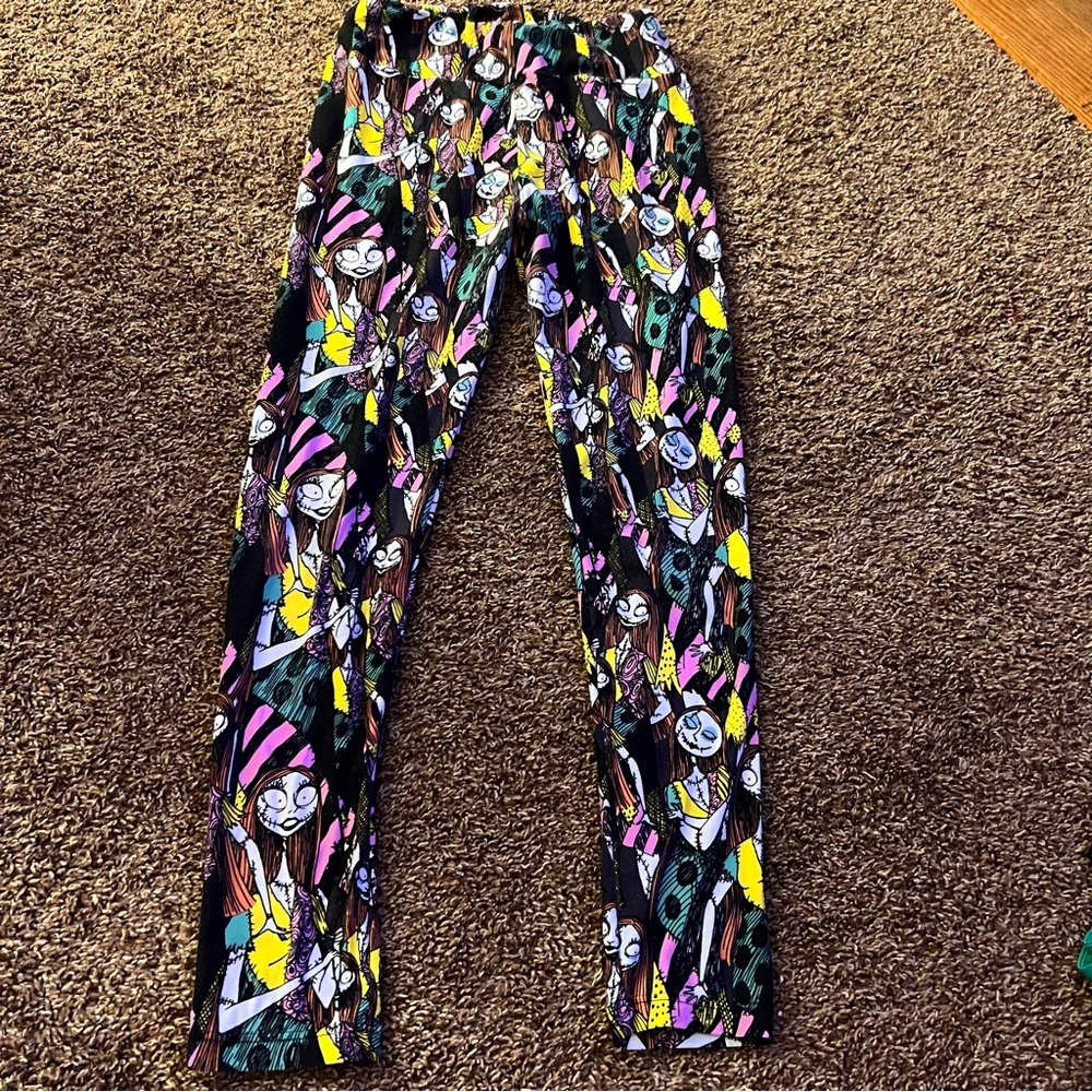 Lularoe Nightmare Before Christmas Sally Leggings